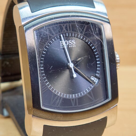 Boss Hugo Boss Watch, Black Rubber Strap - Picture 3 of 9